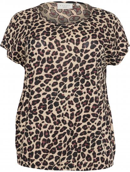 Kaffe Curve Sonna Stanley Top Leopardenprint - T-Shirts - 
