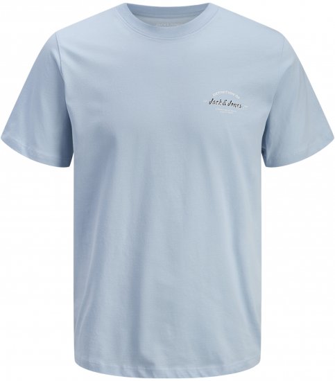 Jack & Jones Brandon T-Shirt Celestial Blue - Herren-T-Shirts - Herren-T-Shirts in großen Größen