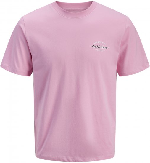 Jack & Jones Brandon T-Shirt Pink - Herren-T-Shirts - Herren-T-Shirts in großen Größen