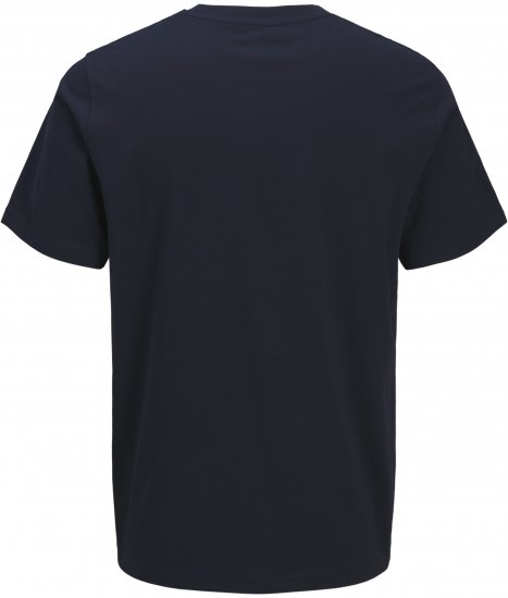 Jack & Jones King Crew Neck T-Shirt Navy - Bedruckte T-shirts für herren - Bedruckte T-Shirts für Herren