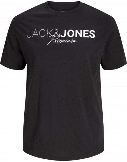 Jack & Jones Blaneo Short Sleeve T-shirt Black - Herren-T-Shirts - Herren-T-Shirts in großen Größen