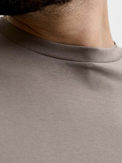 Jack & Jones Oscar T-Shirt Grey - Bedruckte T-shirts für herren - Bedruckte T-Shirts für Herren