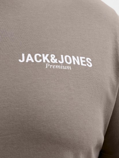 Jack & Jones Oscar T-Shirt Grey - Bedruckte T-shirts für herren - Bedruckte T-Shirts für Herren