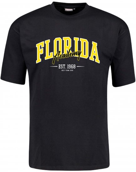 Adamo Florida Comfort Fit T-Shirt Black - Bedruckte T-shirts für herren - Bedruckte T-Shirts für Herren