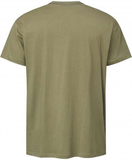 North Latitude 61119 Bedrucktes T-Shirt Olivgrün - Herren-T-Shirts - Herren-T-Shirts in großen Größen