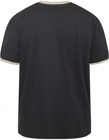 North Latitude 61125 Superflex Piqué T-Shirt Schwarz - Herren-T-Shirts - Herren-T-Shirts in großen Größen