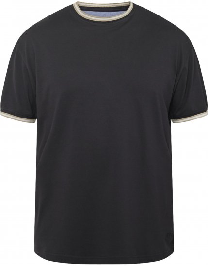 North Latitude 61125 Superflex Piqué T-Shirt Schwarz - Herren-T-Shirts - Herren-T-Shirts in großen Größen