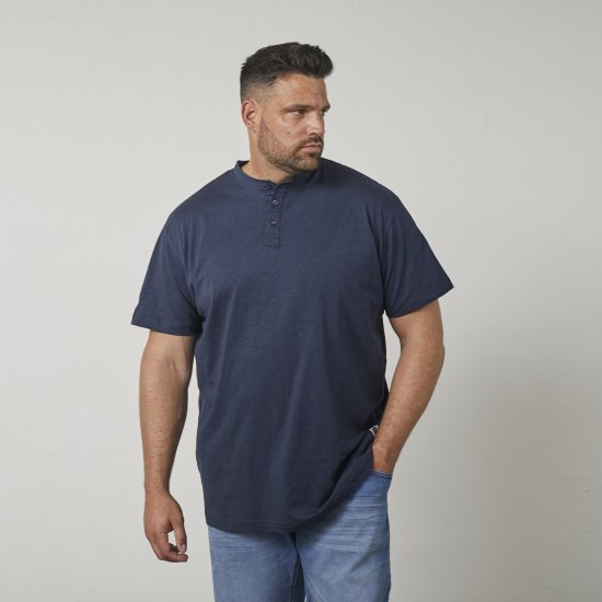 North Latitude 61126 Granddad T-Shirt Marineblau - Herren-T-Shirts - Herren-T-Shirts in großen Größen