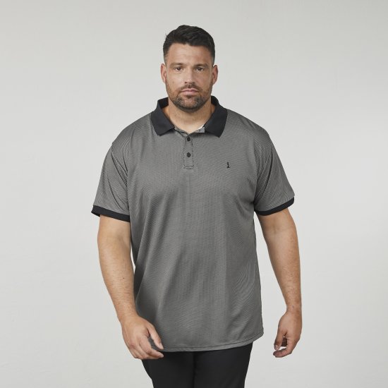 North Latitude 61158 Cool Effect Polohemd Schwarz - Polo-shirts für herren - Polo-Shirts für Herren in großen Größen