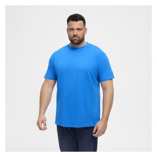 North Latitude T-Shirt O-Neck Cobolt Blue - Herren-T-Shirts - Herren-T-Shirts in großen Größen
