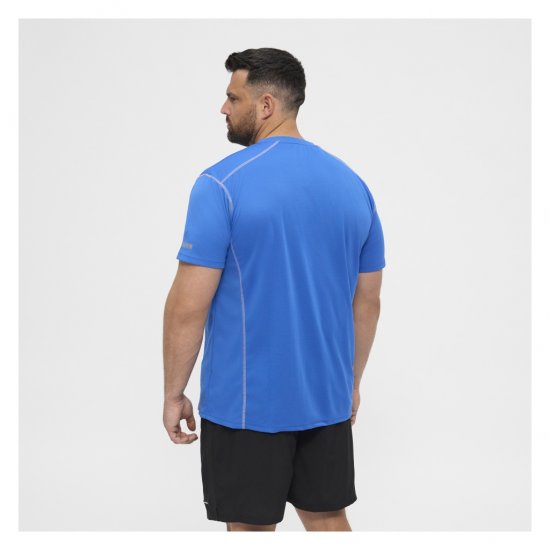North Latitude Sport Tech T-Shirt Cobolt Blue - Herren-T-Shirts - Herren-T-Shirts in großen Größen