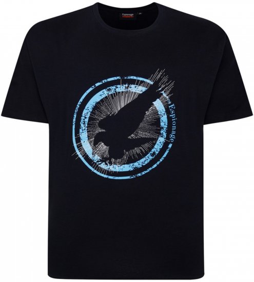 Espionage T434 Vintage Eagle Printed T-Shirt - Bedruckte T-shirts für herren - Bedruckte T-Shirts für Herren