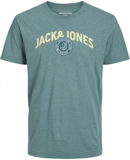 Jack & Jones Ounce Logo T-Shirt Grey - Herren-T-Shirts - Herren-T-Shirts in großen Größen