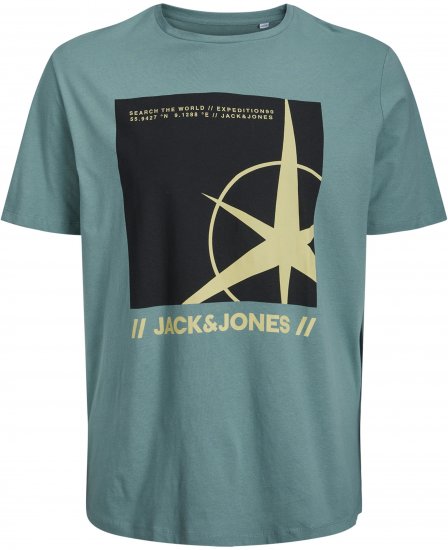 Jack & Jones Conrad T-Shirt Grey - Herren-T-Shirts - Herren-T-Shirts in großen Größen