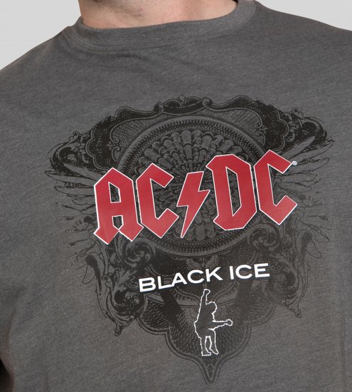 D555 Clydebank T-Shirt Official AC/DC Black Ice Grey - Herren-T-Shirts - Herren-T-Shirts in großen Größen