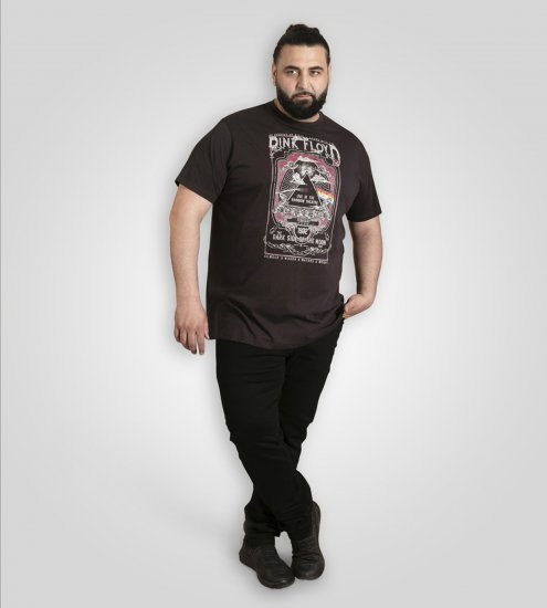 D555 Blackpool T-Shirt Official Pink Floyd Black - Herren-T-Shirts - Herren-T-Shirts in großen Größen