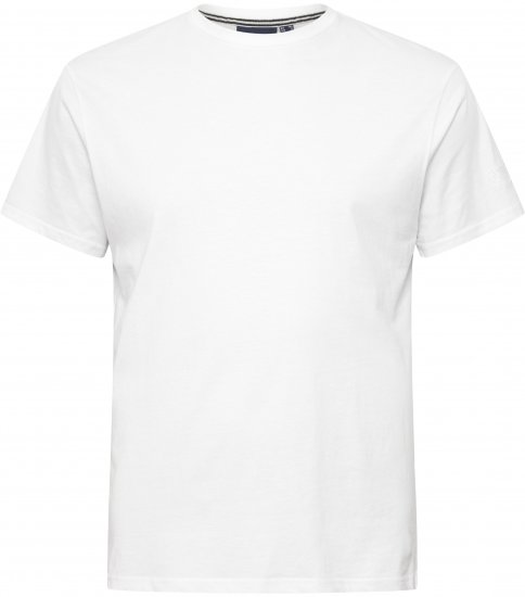 North Latitude T-Shirt O-Neck White TALL - TALL T-shirts - Extra lange T-Shirts Herren