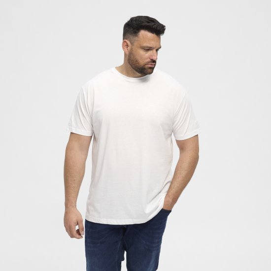 North Latitude T-Shirt O-Neck White TALL - TALL T-shirts - Extra lange T-Shirts Herren
