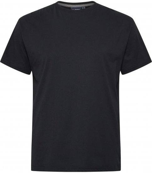 North Latitude T-Shirt O-Neck Black TALL - TALL T-shirts - Extra lange T-Shirts Herren