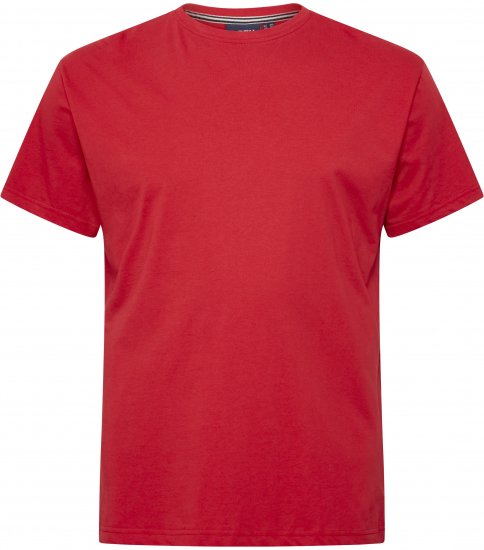 North Latitude T-Shirt O-Neck Red TALL - TALL T-shirts - Extra lange T-Shirts Herren