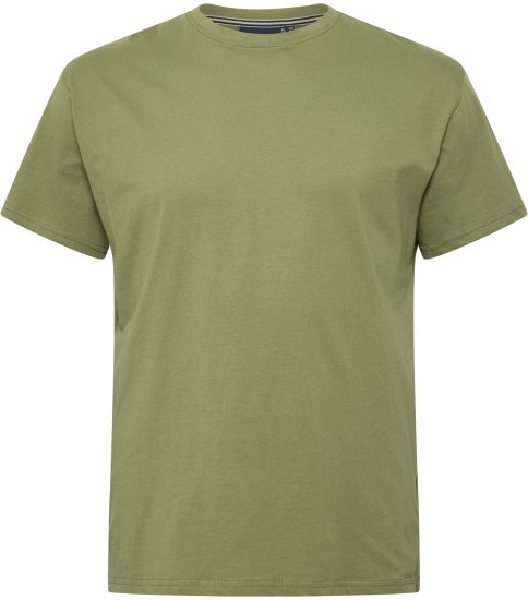 North Latitude T-Shirt O-Neck Olive Green TALL - TALL T-shirts - Extra lange T-Shirts Herren