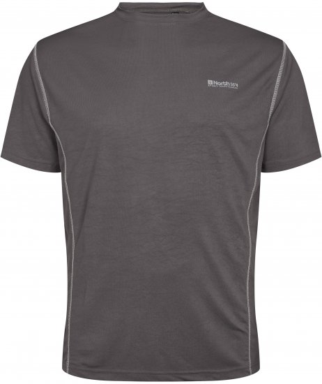 North Latitude T-Shirt Tech Grey TALL - HERRENBEKLEIDUNG MT-6XLT - Langgrößen für Herren