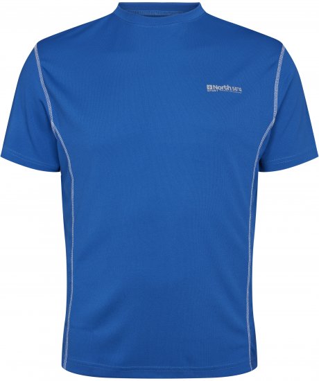 North Latitude Tech T-Shirt Cobolt Blue TALL - TALL T-shirts - Extra lange T-Shirts Herren