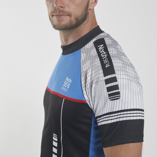 North Latitude Sport Bike T-Shirt Black TALL - Sportbekleidung & outdoor - Sportbekleidung in große größen für herren