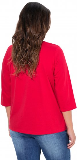 Ulla Popken City Name Graphic Tee Lychee - Bedruckte T-shirts für damen - 