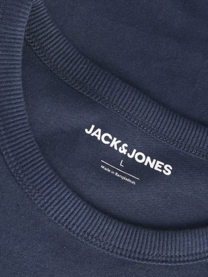 Jack & Jones College Logo Crew Neck T-Shirt Blue - Herren-T-Shirts - Herren-T-Shirts in großen Größen