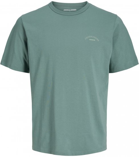 Jack & Jones College Logo Crew Neck T-Shirt Turquoise - Herren-T-Shirts - Herren-T-Shirts in großen Größen
