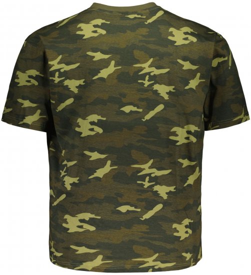 Big Bones X2175 Camo T-Shirt Green - Herren-T-Shirts - Herren-T-Shirts in großen Größen
