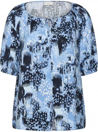 Kaffe Curve Aliana Tunic Blue Flower Animal - Tuniken - 
