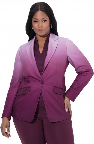 Ulla Popken Blazer Mit Farbverlauf Beere - Blazer - 