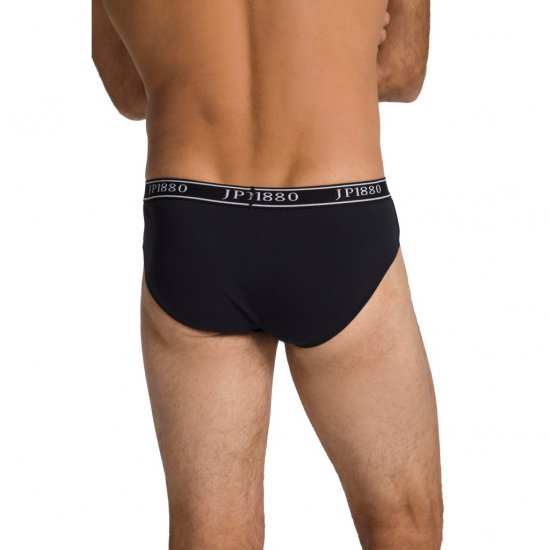 JP1880 Briefs Stretch Cotton 2-Pack Black - Herrenunterwäsche & bademode - Herrenunterwäsche & Bademode in großen Größen