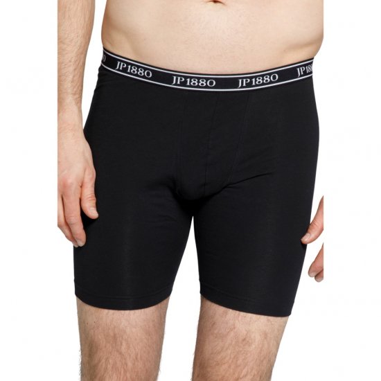 JP1880 Boxers Flexnamic OEKO-TEX Long Black - Herrenunterwäsche & bademode - Herrenunterwäsche & Bademode in großen Größen
