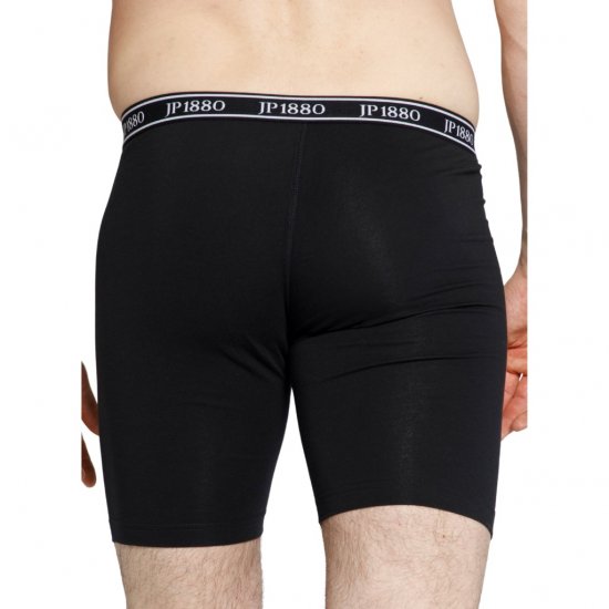 JP1880 Boxers Flexnamic OEKO-TEX Long Black - Herrenunterwäsche & bademode - Herrenunterwäsche & Bademode in großen Größen