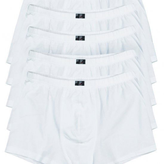 JP1880 Boxershorts OEKO-TEX 5-Pack White - Herrenunterwäsche & bademode - Herrenunterwäsche & Bademode in großen Größen