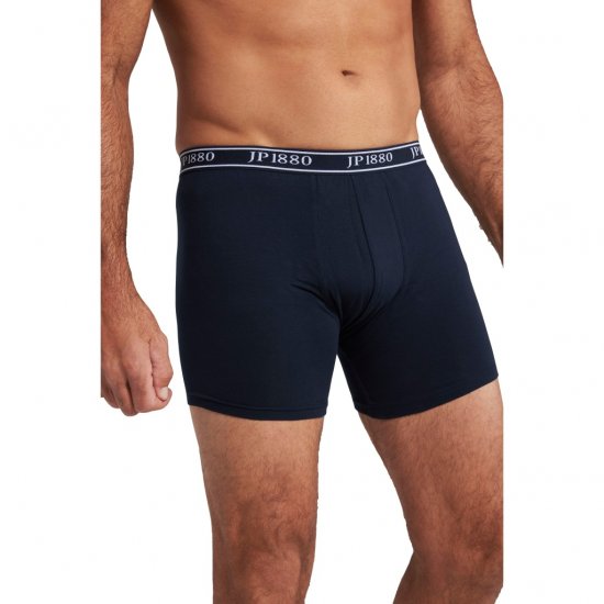JP1880 Boxershorts FLEXNAMIC 2-Pack Dark Navy - Herrenunterwäsche & bademode - Herrenunterwäsche & Bademode in großen Größen