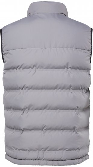 JP1880 Quilted Vest Outdoor Stand-up Collar Grey - Herren jacken - Herren Jacken in großen Größen