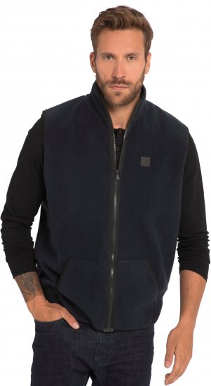 JP1880 Fleece Gilet Stomach Fit Navy - Herren jacken - Herren Jacken in großen Größen