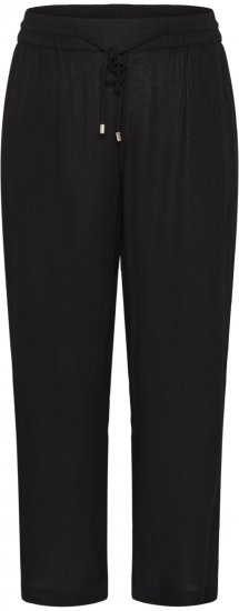 Kaffe Curve Mille Wide Pants Black Deep - Stoffhosen - 