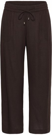 Kaffe Curve Mille Wide Pants Coffee Brown - Stoffhosen - 