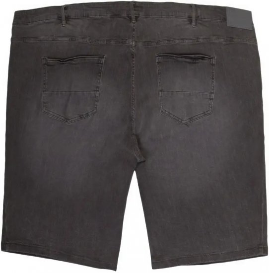 Lavecchia 0908 Bermuda Denim Shorts Black - Herrenshorts - Herrenshorts in großen Größen