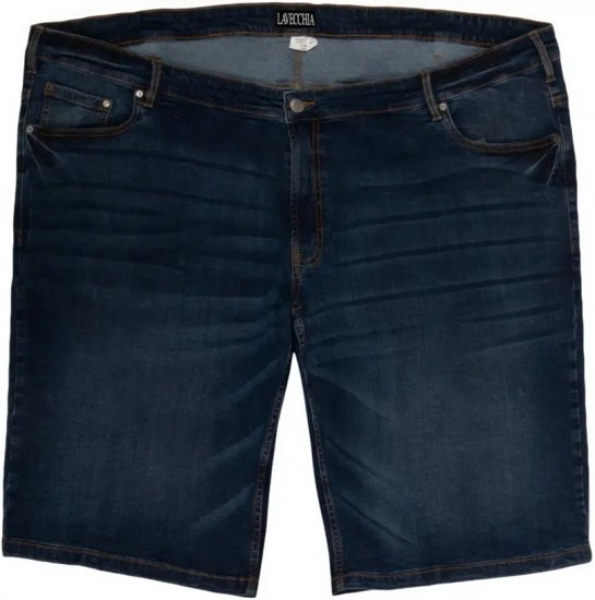 Lavecchia 0908 Bermuda Denim Shorts Blue - Herrenshorts - Herrenshorts in großen Größen