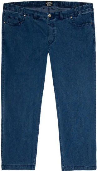 Lavecchia 0801 Jeans Comfort Fit with Stretch Waist Blue - Herren-jeans & -hosen - Herren-Jeans & -Hosen in großen Größen