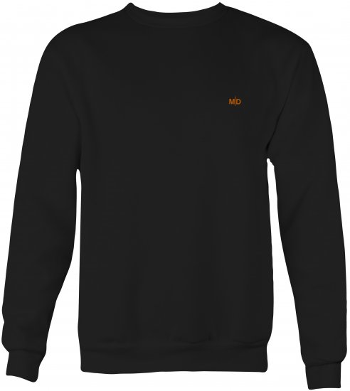 Motley Denim Oslo Sweatshirt Black - Herren-sweater und -hoodies - Herren-Sweater und -Hoodies in großen Größen