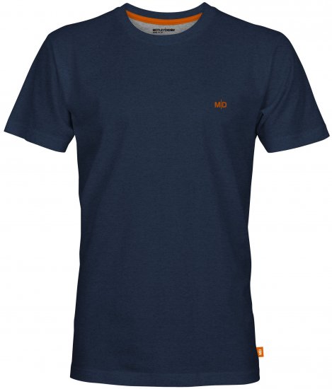 Motley Denim Stockholm T-shirt Dark Indigo - Herren-T-Shirts in großen Größen - Herren-T-Shirts in großen Größen