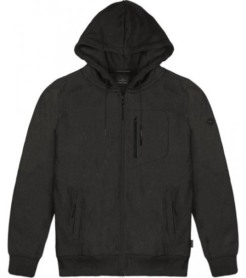 Double Outfitters MTOP-1160 Kapuzenjacke mit Reißverschluss Schwarz - Herren-sweater und -hoodies - Herren-Sweater und -Hoodies in großen Größen
