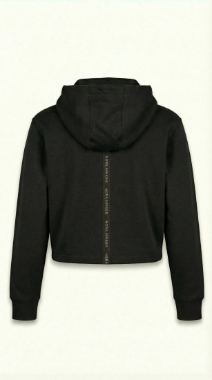 Nora Mikken KAMILLA Cropped Hoodie Black - DAMENMODE XS-XXL - 